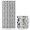 1 Yard Modern Abstract Geometric Velvet Upholstery Fabric Polyester Rayon Blend